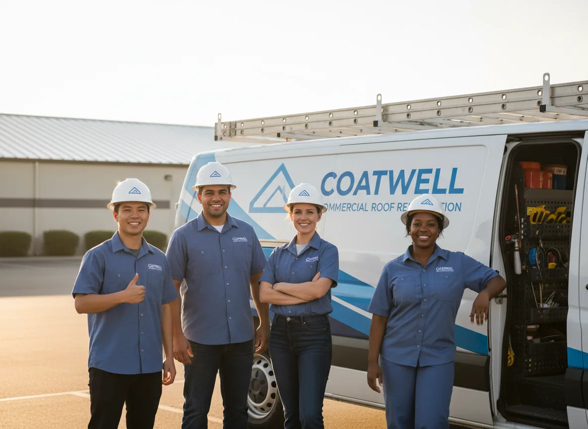 Commercial roof coating company in Wells, TX
